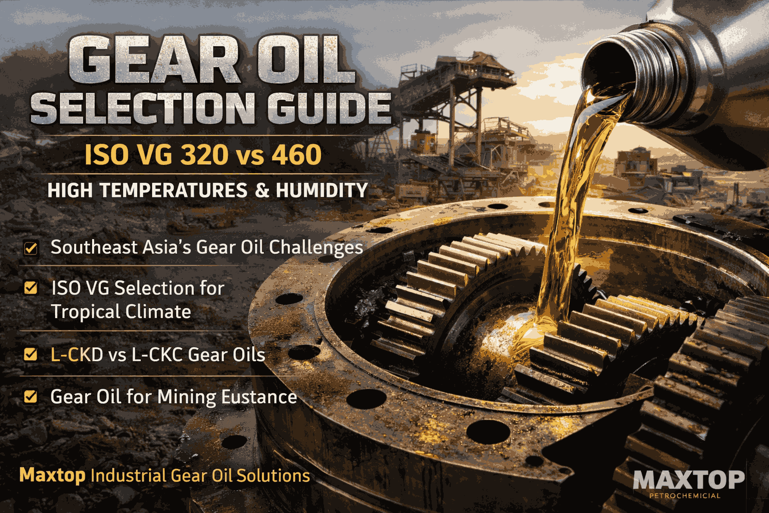 Gear Oil Selection for Southeast Asia | What Actually Works in Indonesian Mines and Malaysian Mills 1 gear oil